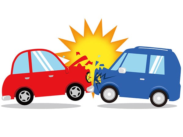 車同士の衝突事故